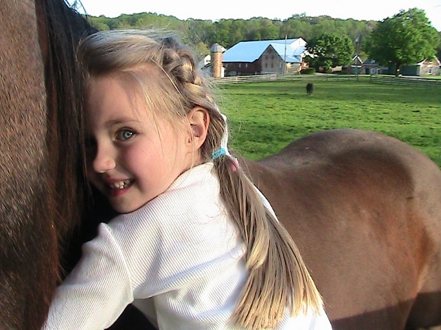Iza loves her horses